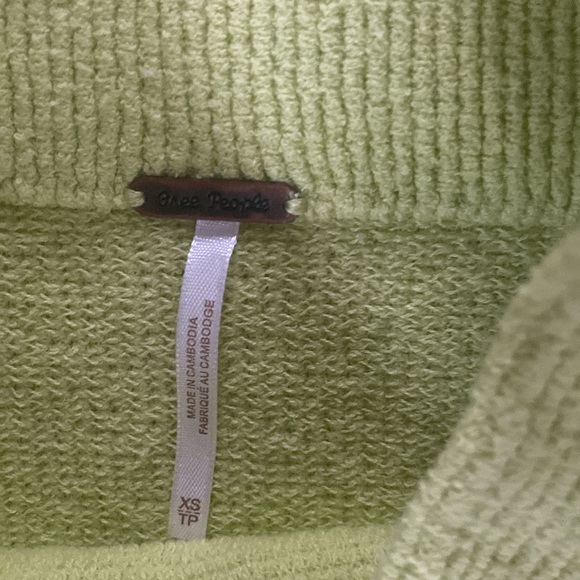NWT Free People Ottoman in Celery Green - Picture 8 of 9
